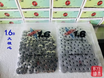 恒泰电脑绣花机配件 袋装K牌 X1.6倍 大小容量铝铁斜面梭心